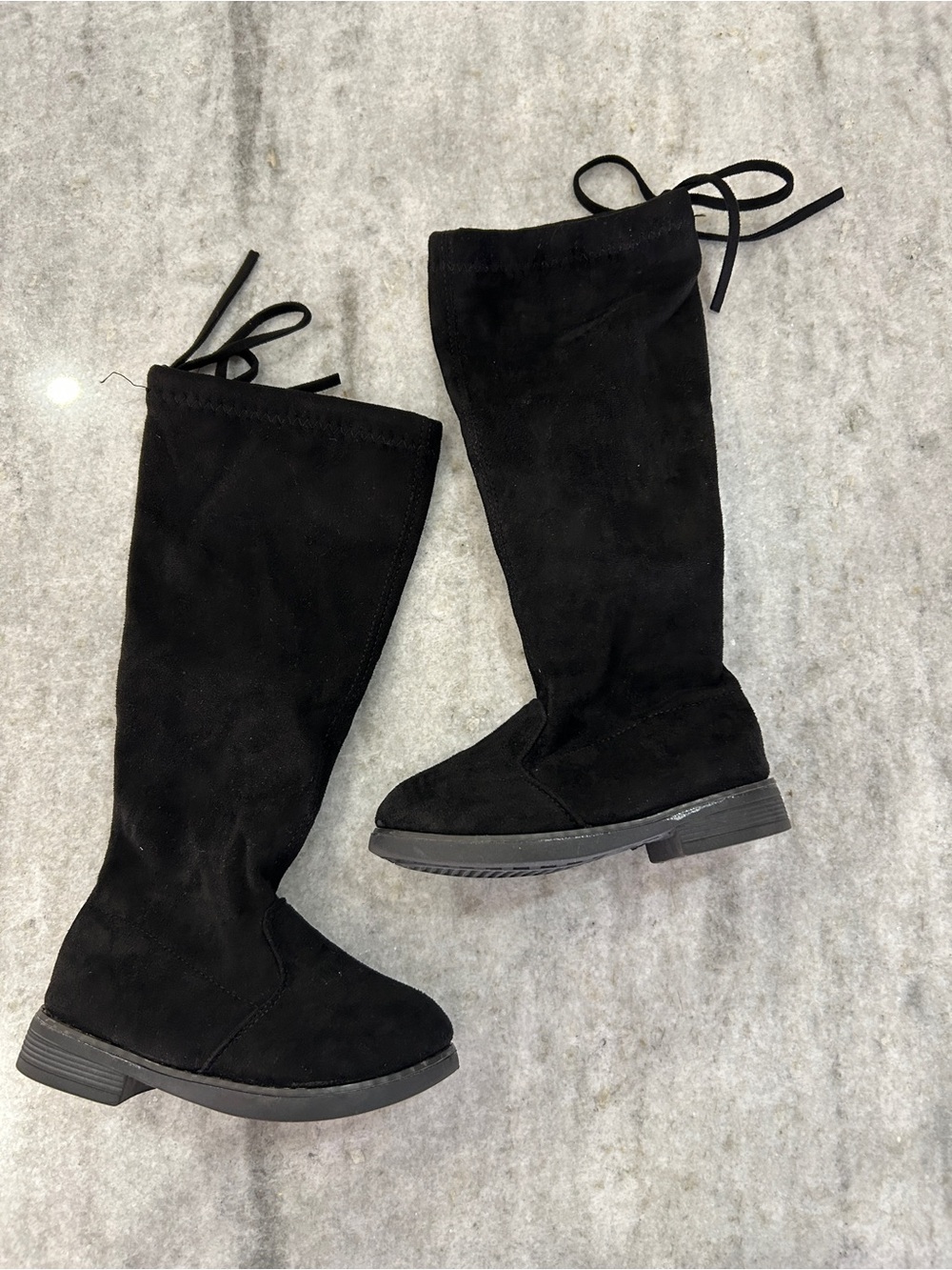 Black Knee-High Toddlers’ Boots Size 10